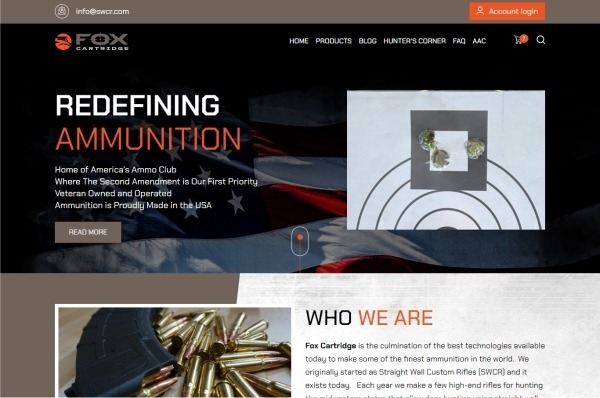 Fox Cartridge - Website Design Company Tampa